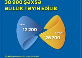 Yanvar-iyul aylarında 38 min 900 şəxsə əlillik təyin edilib