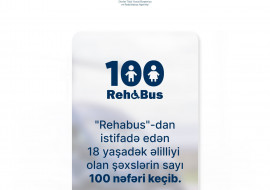 "Rehabus"-dan istifadə edən 18 yaşadək əlilliyi olan şəxslərin sayı 100 nəfəri keçib