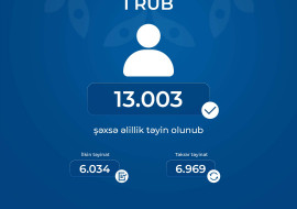 Birinci rübdə 13 min şəxsə əlillik təyin olunub