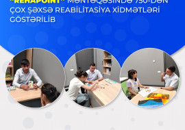 Qarabağ Regional DOST Mərkəzindəki “RehaPoint” Məntəqəsində 750-dən çox şəxsə reabilitasiya xidmətləri göstərilib