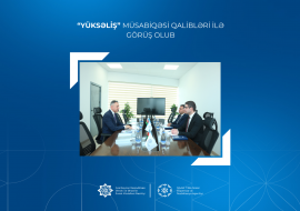 Dövlət Tibbi-Sosial Ekspertiza və Reabilitasiya Agentliyində “Yüksəliş” müsabiqəsi qalibləri ilə görüş olub